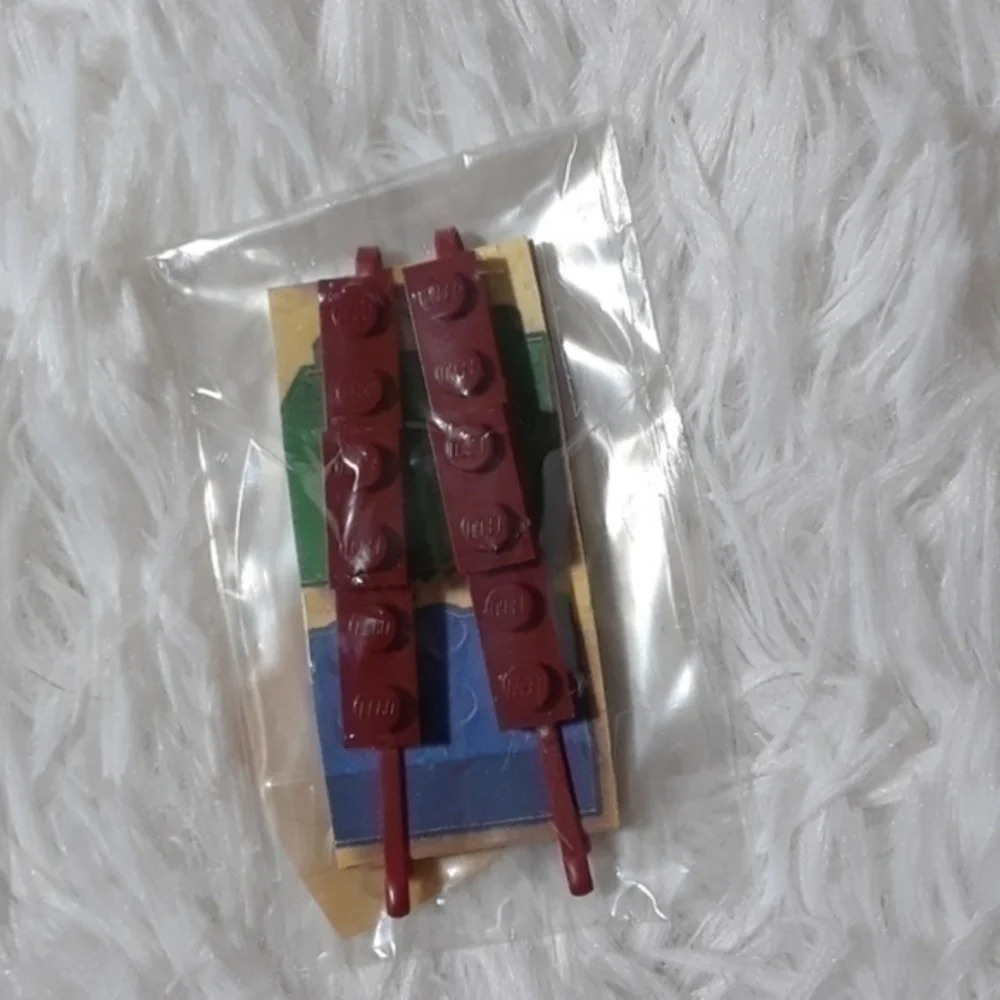 ☄Lego Wall & Mini Stacked Bricks Hair Pin Set